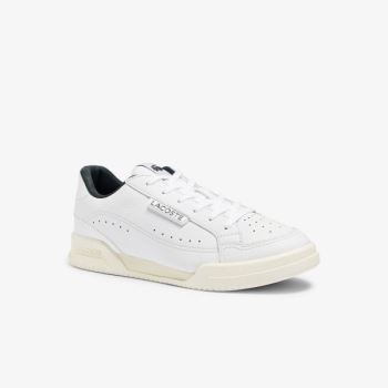 Lacoste Twin Serve Luxe Leather and Synthetic Sneakers - Tenisky Dámské Bílé | CZ-zXYkdj